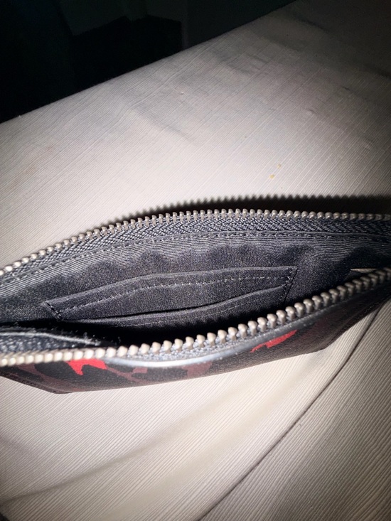 Coach Leopard-Print Leather Wristlet - Brown and Black - Picture 3 of 3